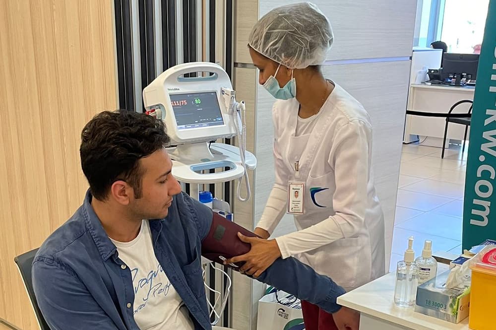 معرض الصحي في الجامعة العربية المفتوحة