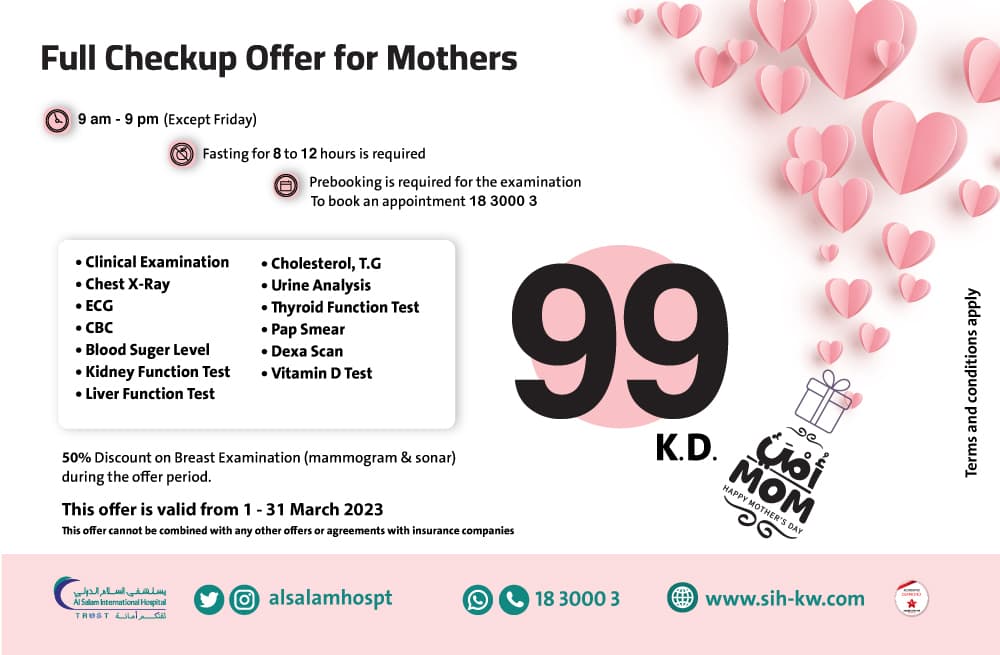 Mothers Day Full checkup offer